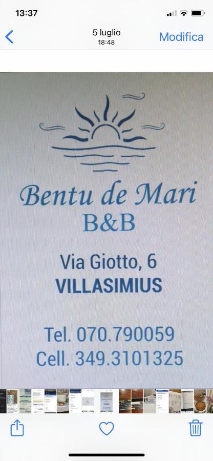 B&B Bentu de Mari Villasimius Bagian luar foto